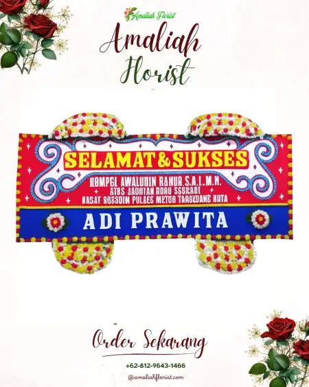 Papan Bunga Ucapan Selamat Daon